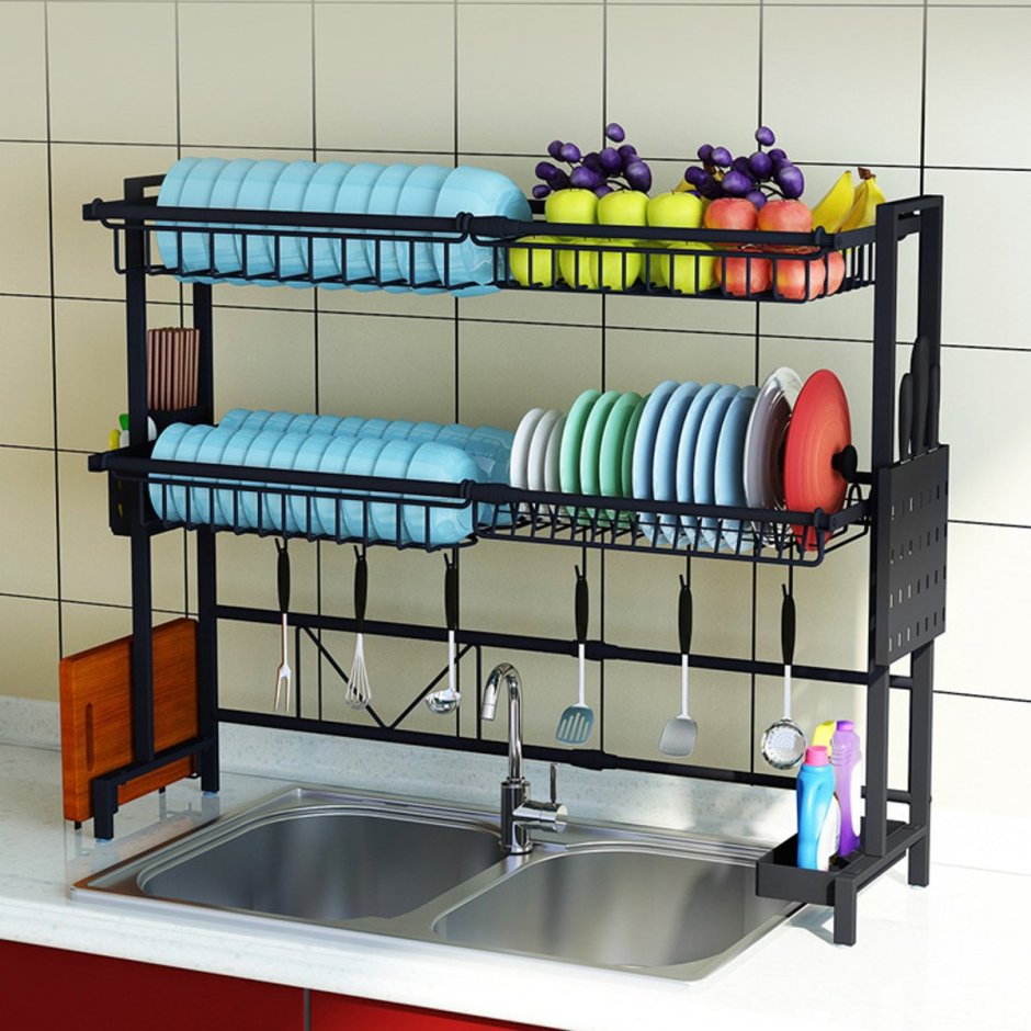 Сушилка Stainless Steel 2 Tier dish Rack