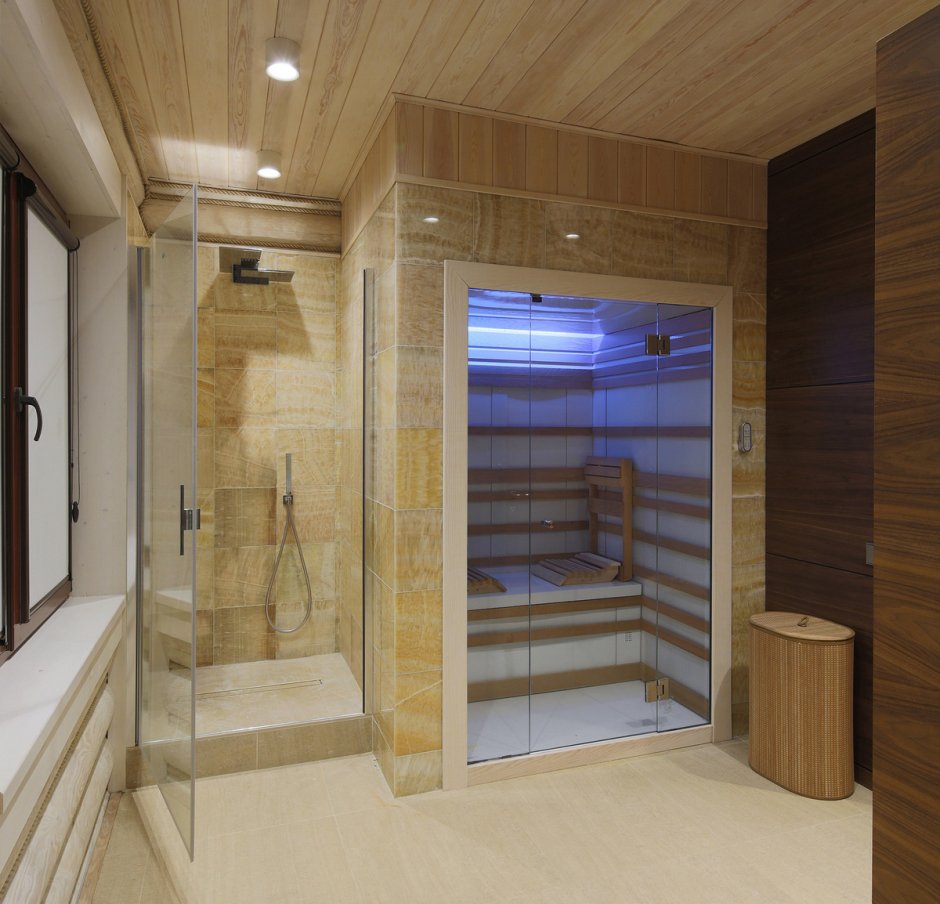 Сауна и душевая в частном доме