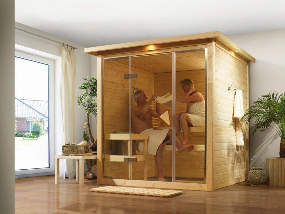 Мини сауна в доме