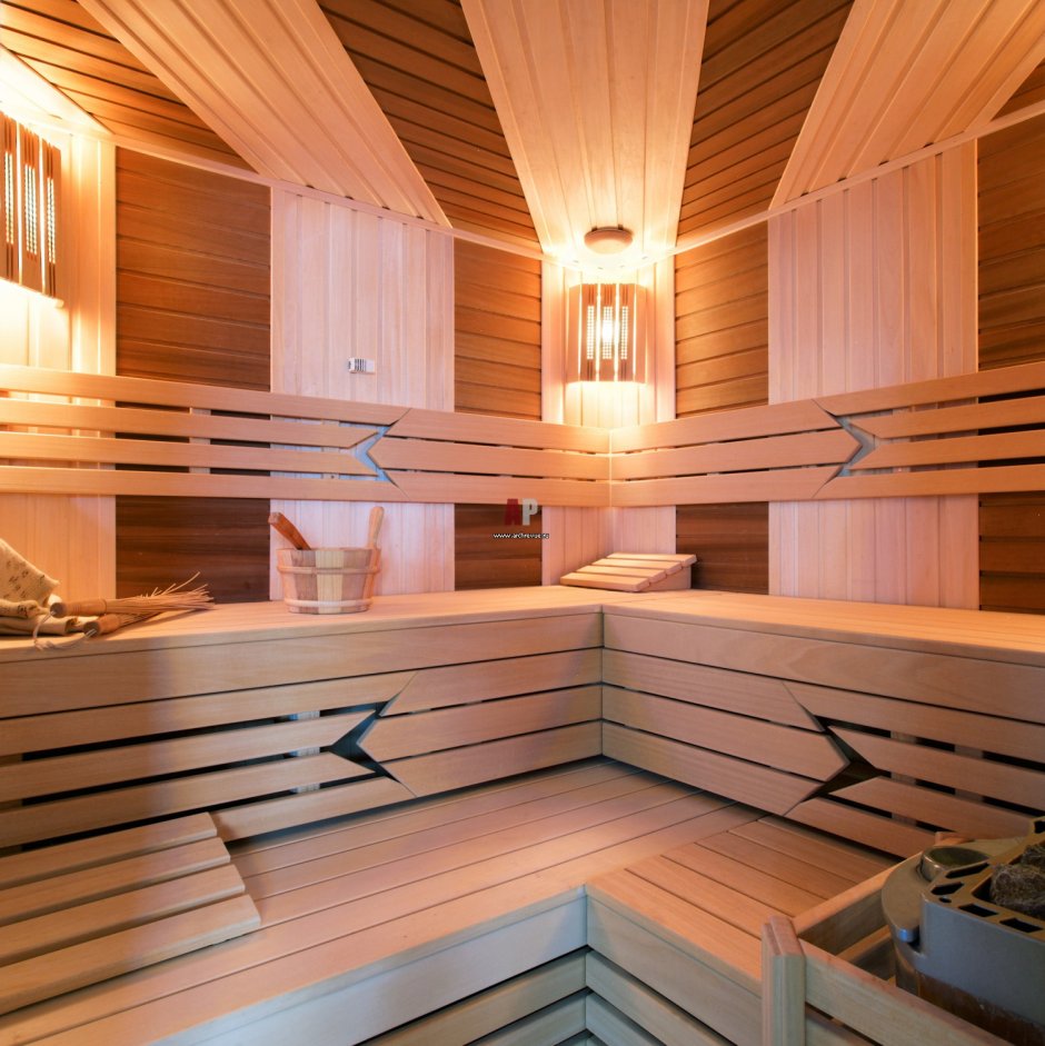 Сауна в доме интерьер