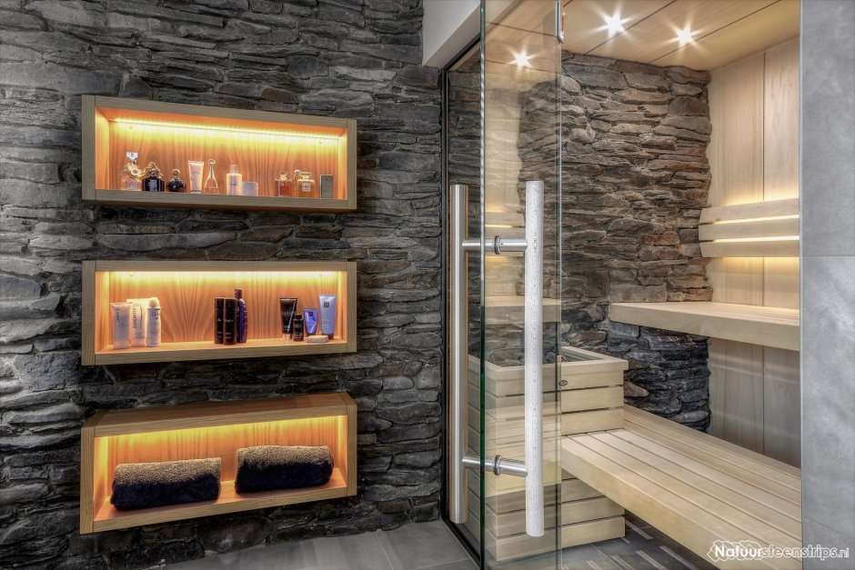 Интерьер ванной комнаты отдыха