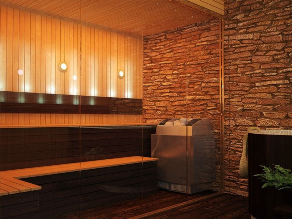 Отделка сауны