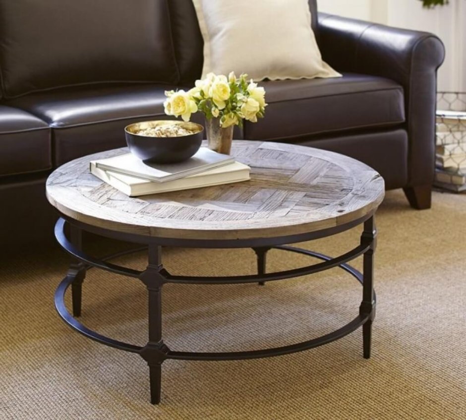 Журнальный столик Oslo Onyx 16-inch Round end Table журнальный стол