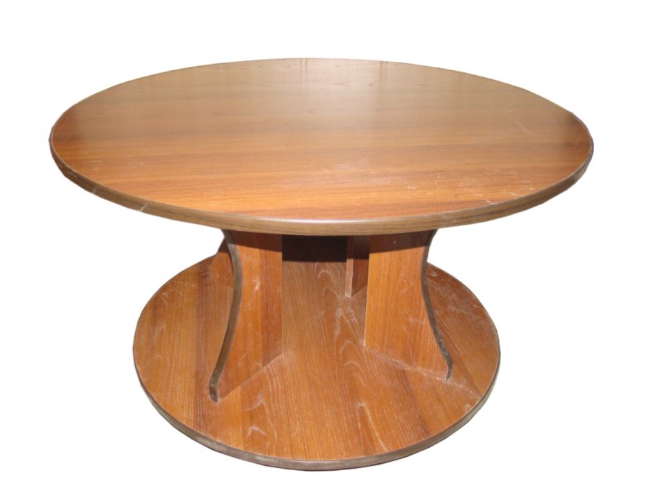 Столик стеклянный круглый