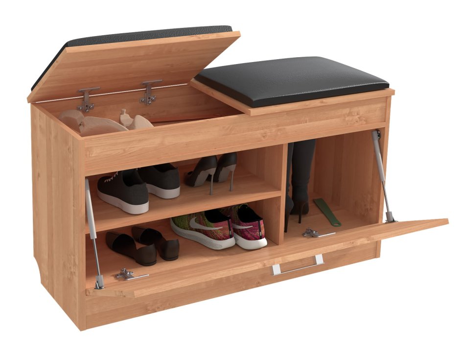 Обувница NY-3021 вишня