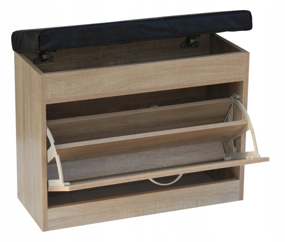 Тумба под обувь в прихожую с сиденьем