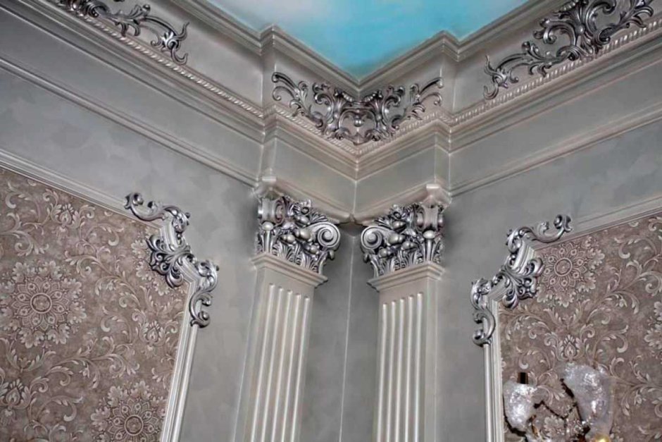 Лепнина на стенах Барокко