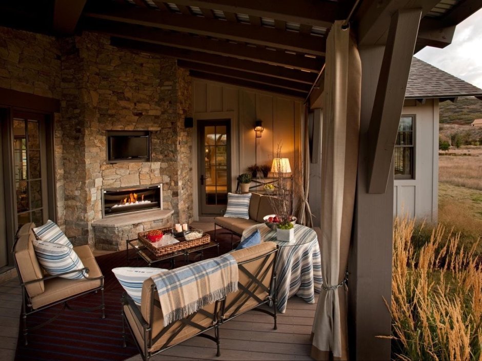 Фазенда "веранда в стиле Шале"