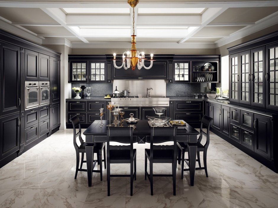 Кухня в готическом стиле современная