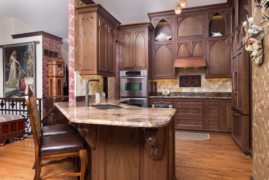 Кухня в стиле Готика