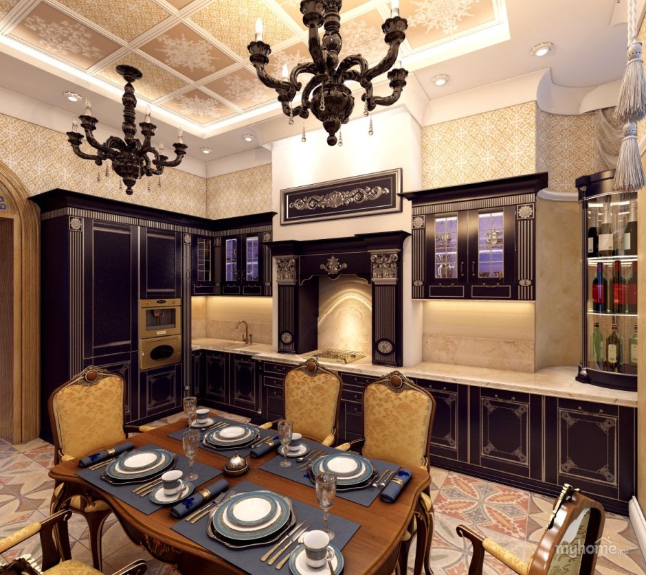 Кухня в стиле Готика