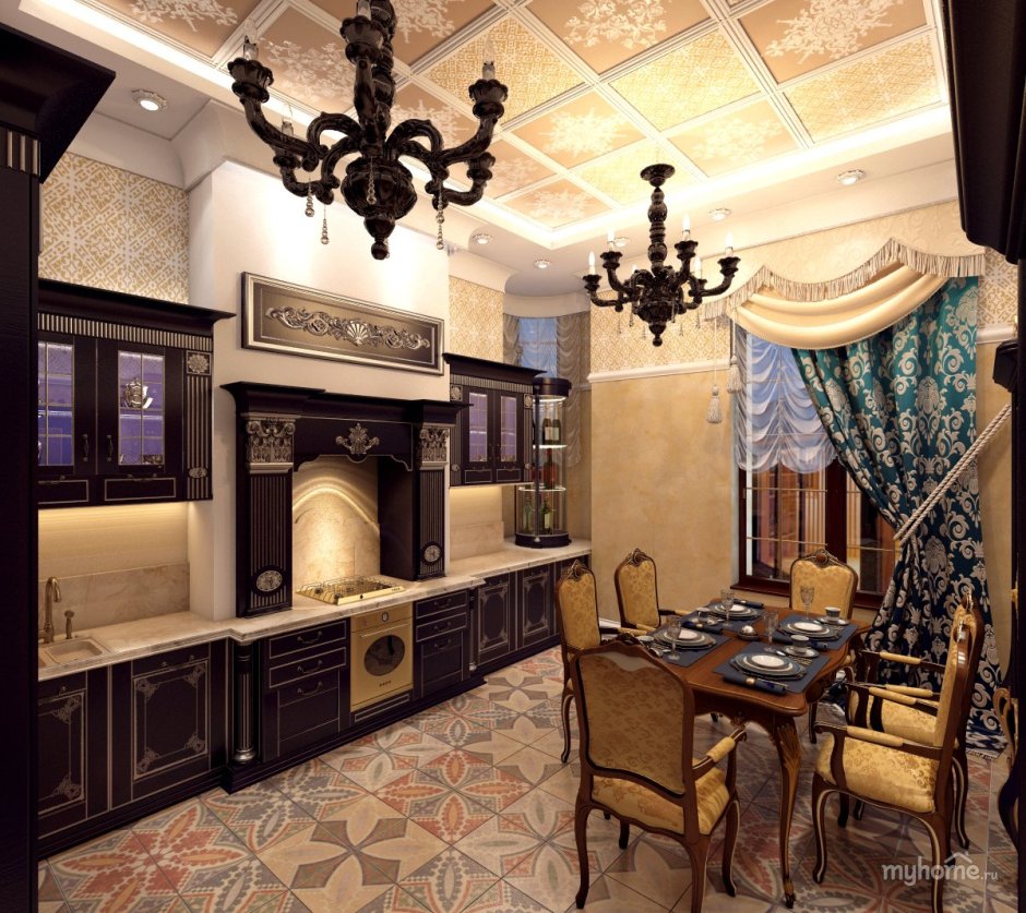 Кухня в стиле Готика