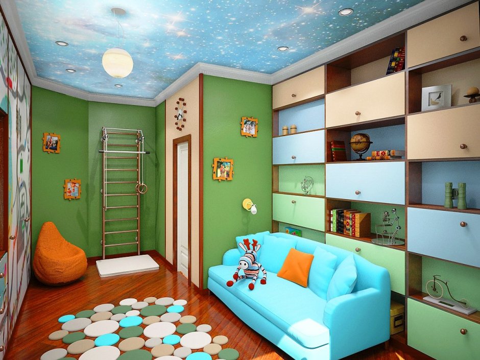 Детская из проходной комнаты