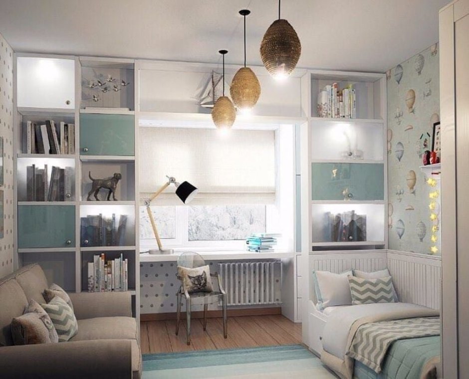 Детская комната 10 кв м икеа