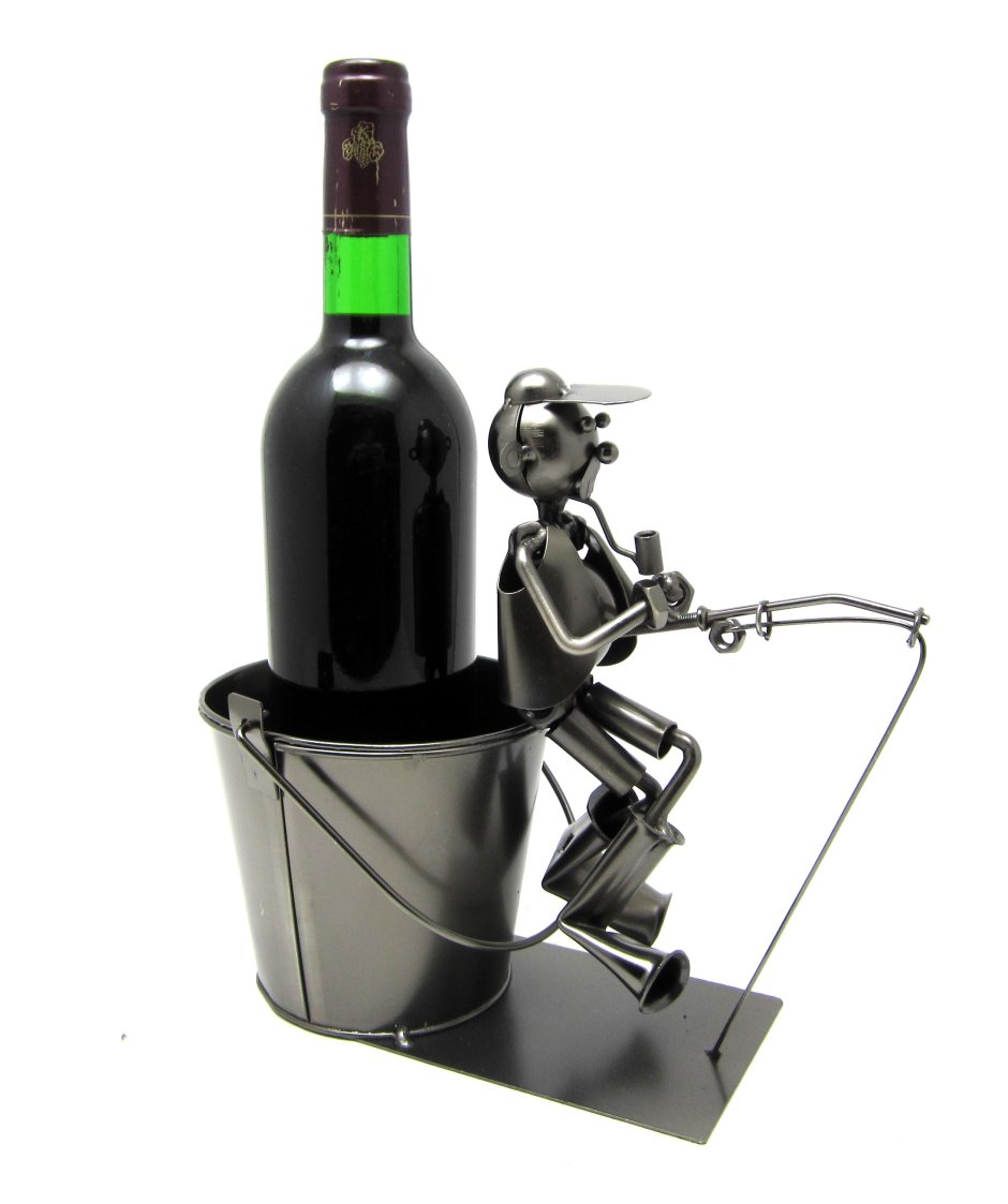 Кованная полка для вина