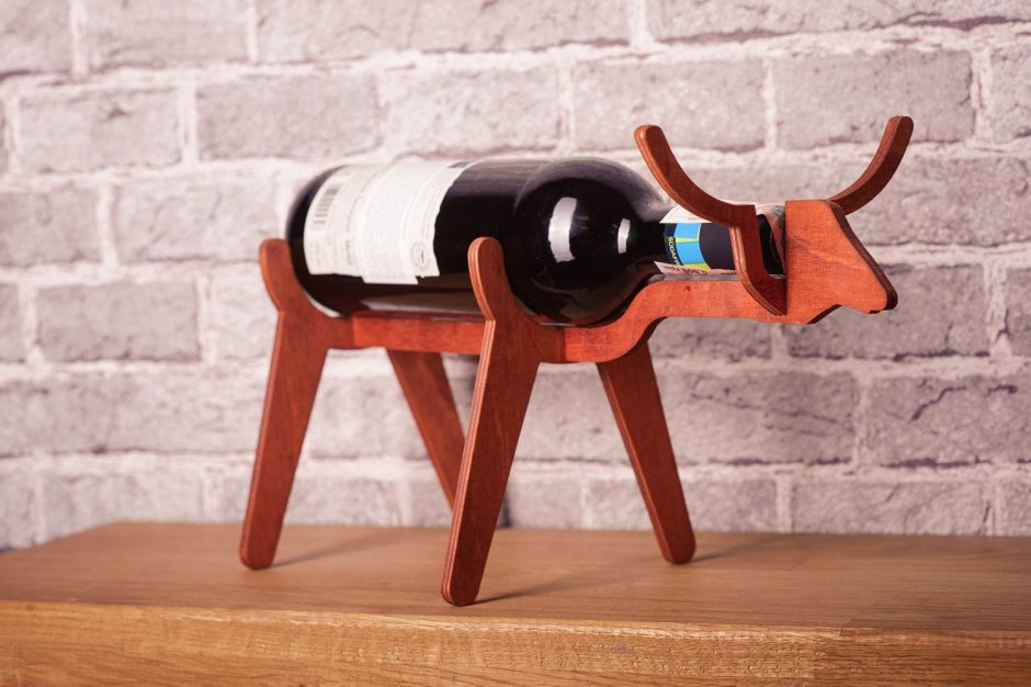 Подставка для вина из труб