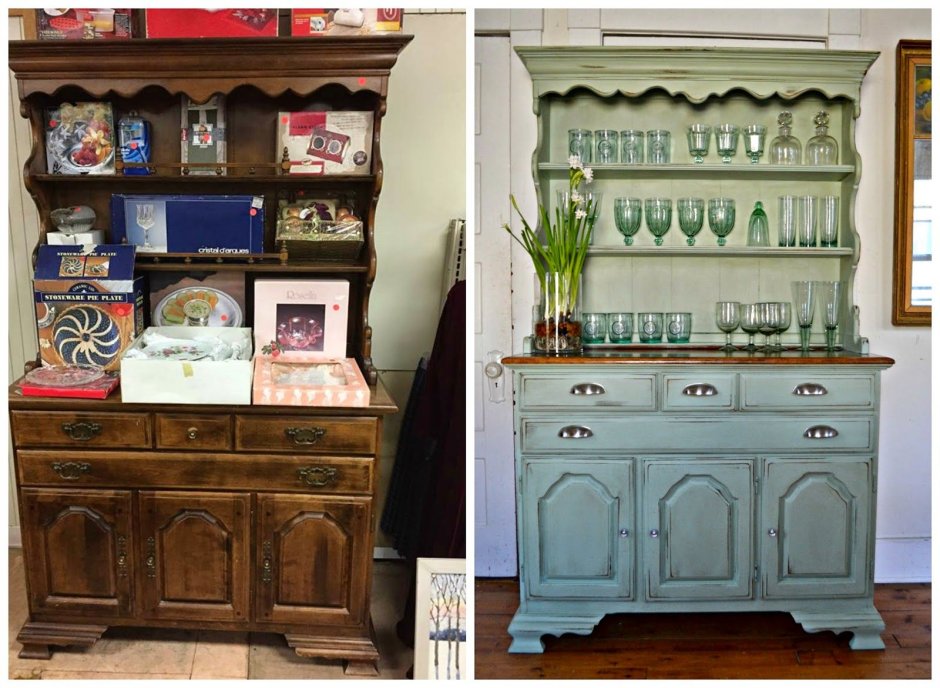 Гатчинскую стенку переделала для кухни