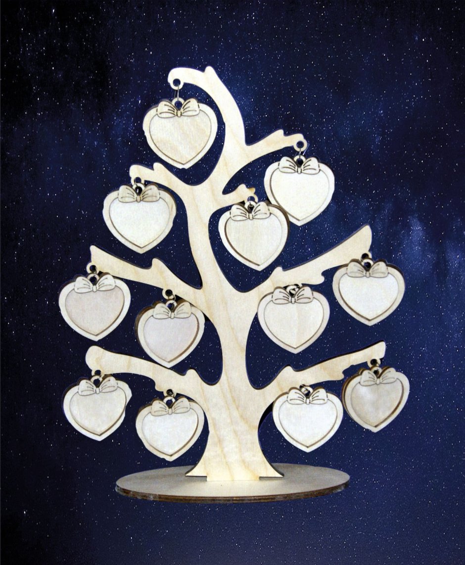 Семейное дерево из фанеры