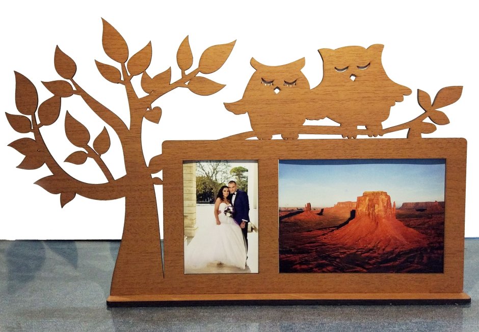 Оригинальные фоторамки из фанеры