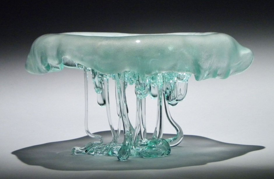 Даниэла Форти фантастические скульптуры из капель стекла