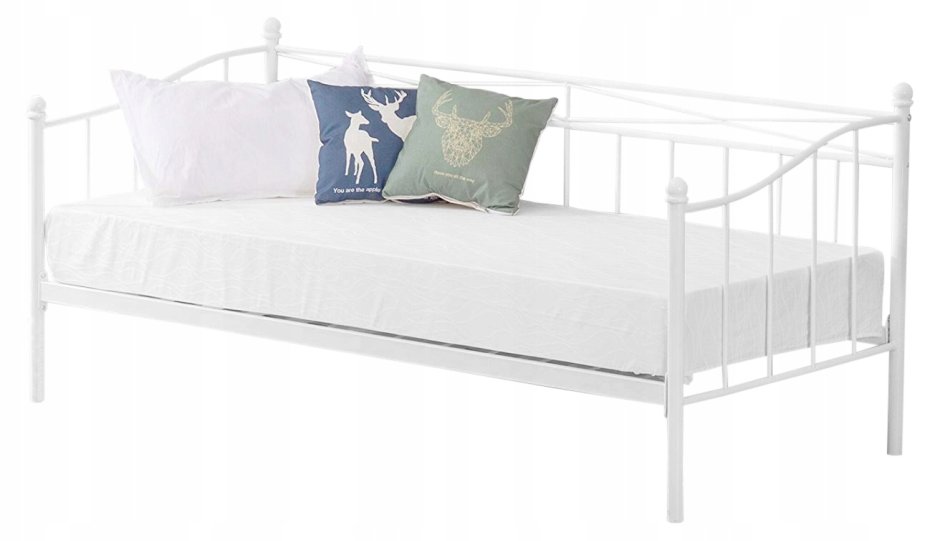 603.691.32 БРИМНЭС каркас кушетки с 2 ящиками, белый