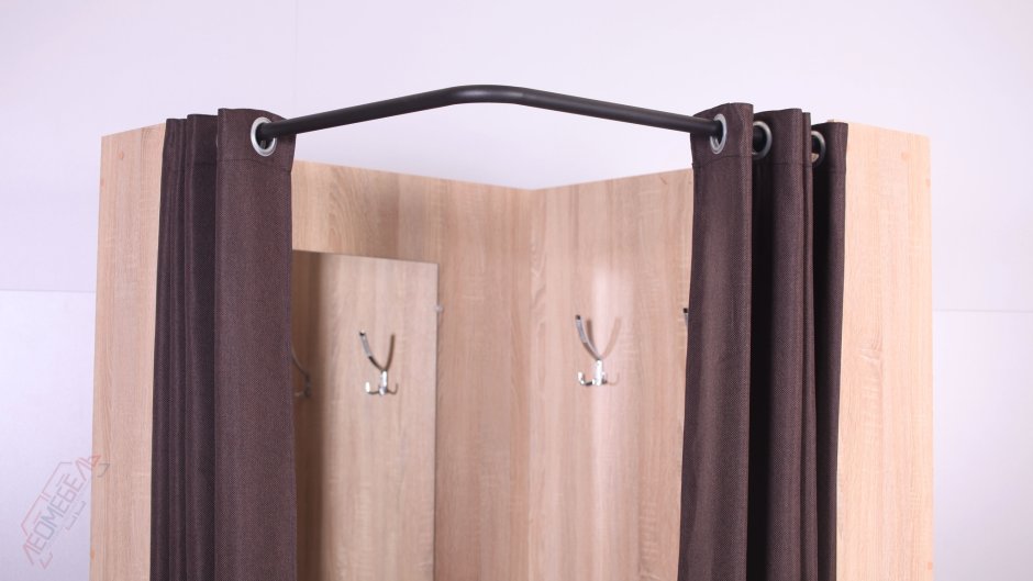 Штанга для примерочной угловая