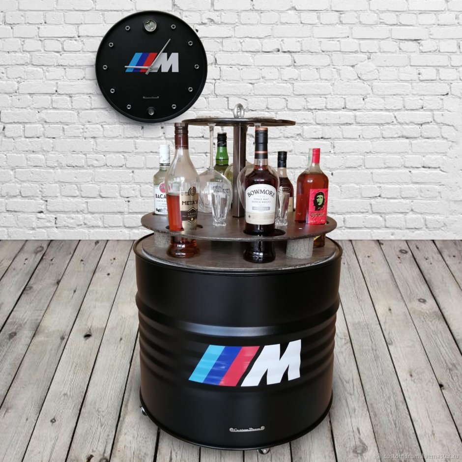 Барный стол из бочки