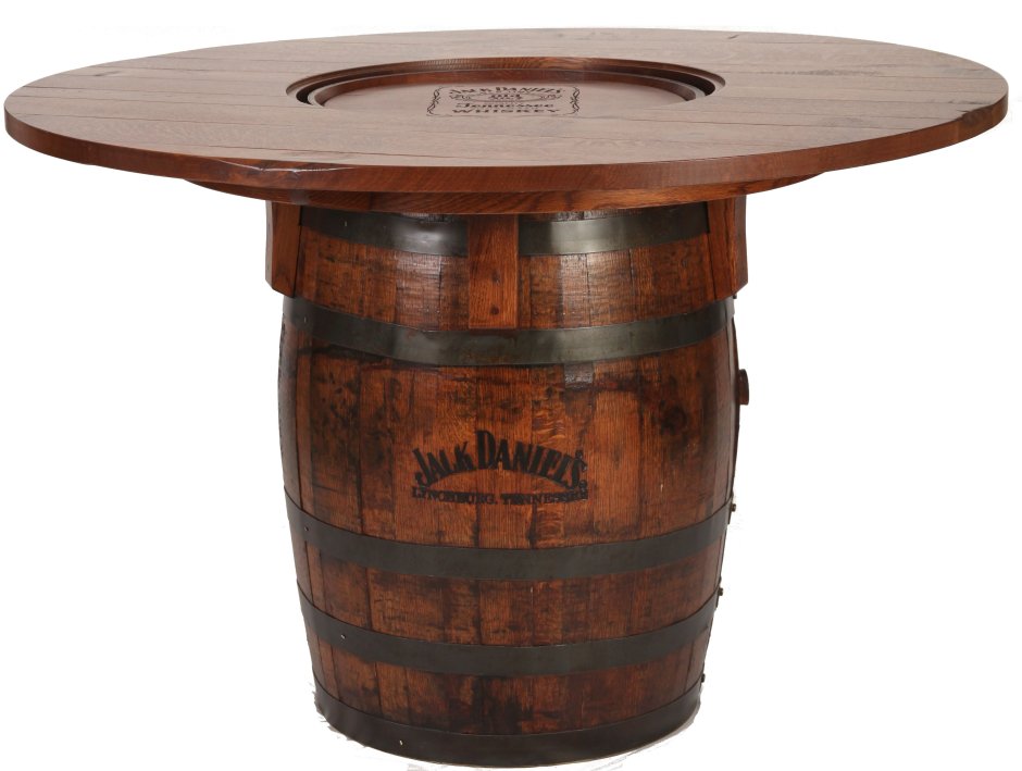 Стол из бочки деревянной