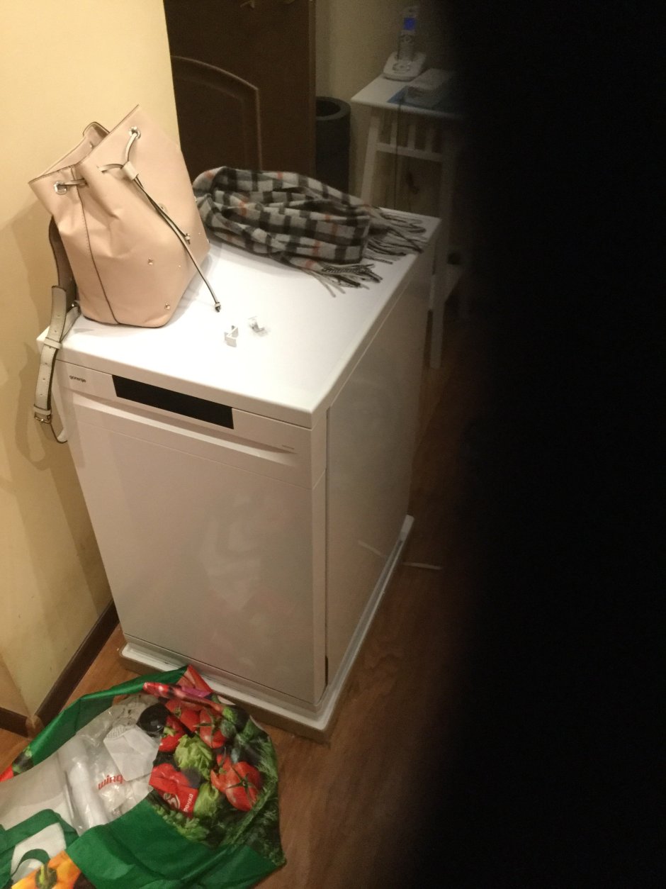 Посудомоечная машина в прихожей