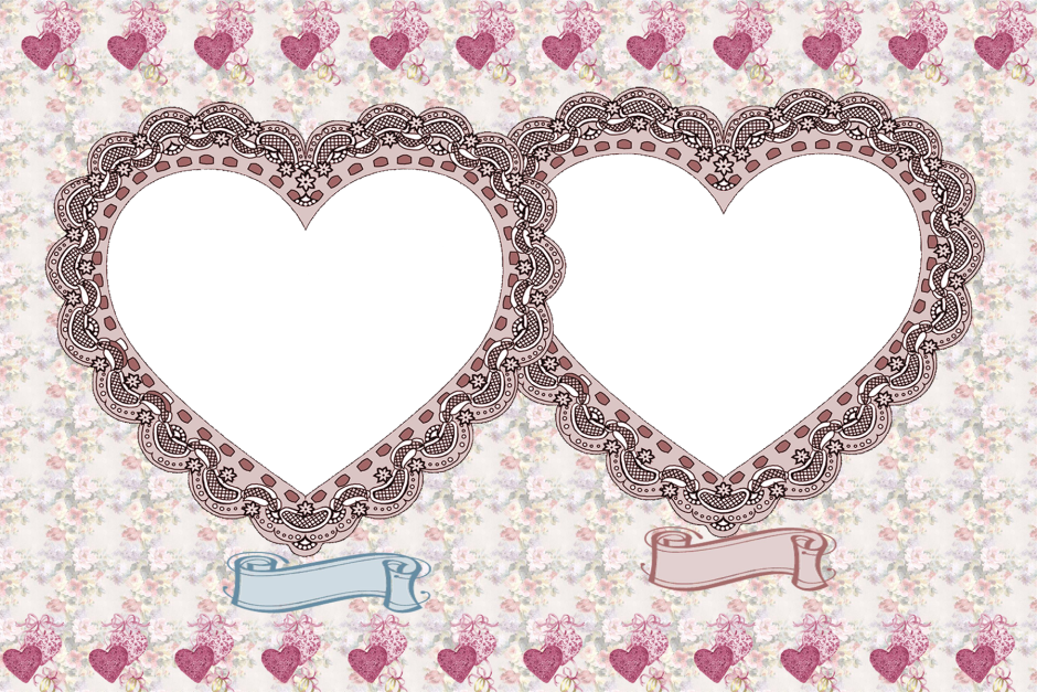 Фоторамка в виде сердца
