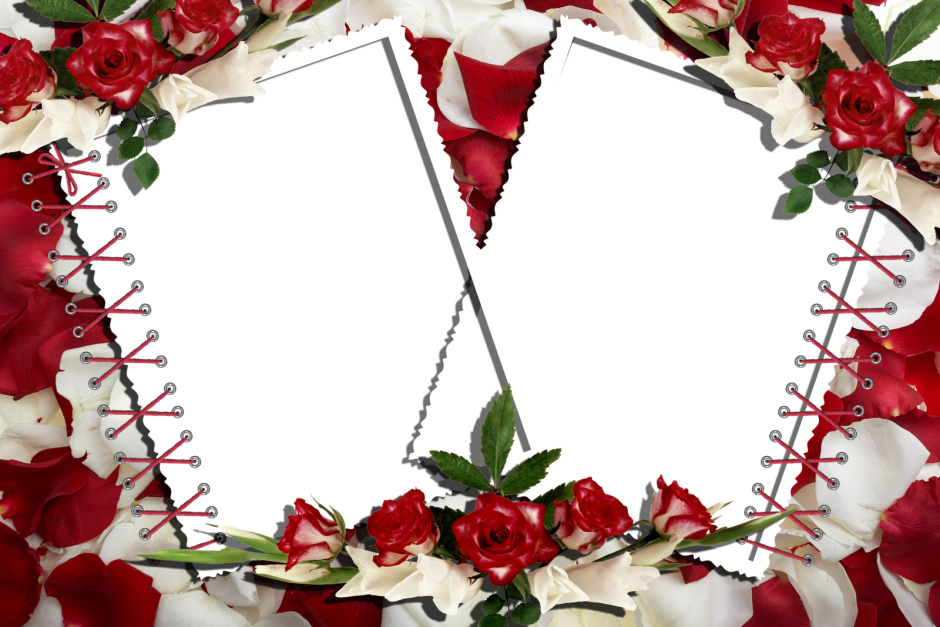 Рамка двойная с днем рождения