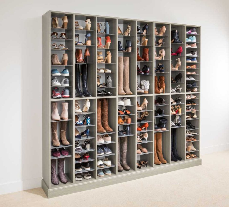 Полка для обуви Shoe Cabinet layer Shoe Rack (4 полки, бежевый)