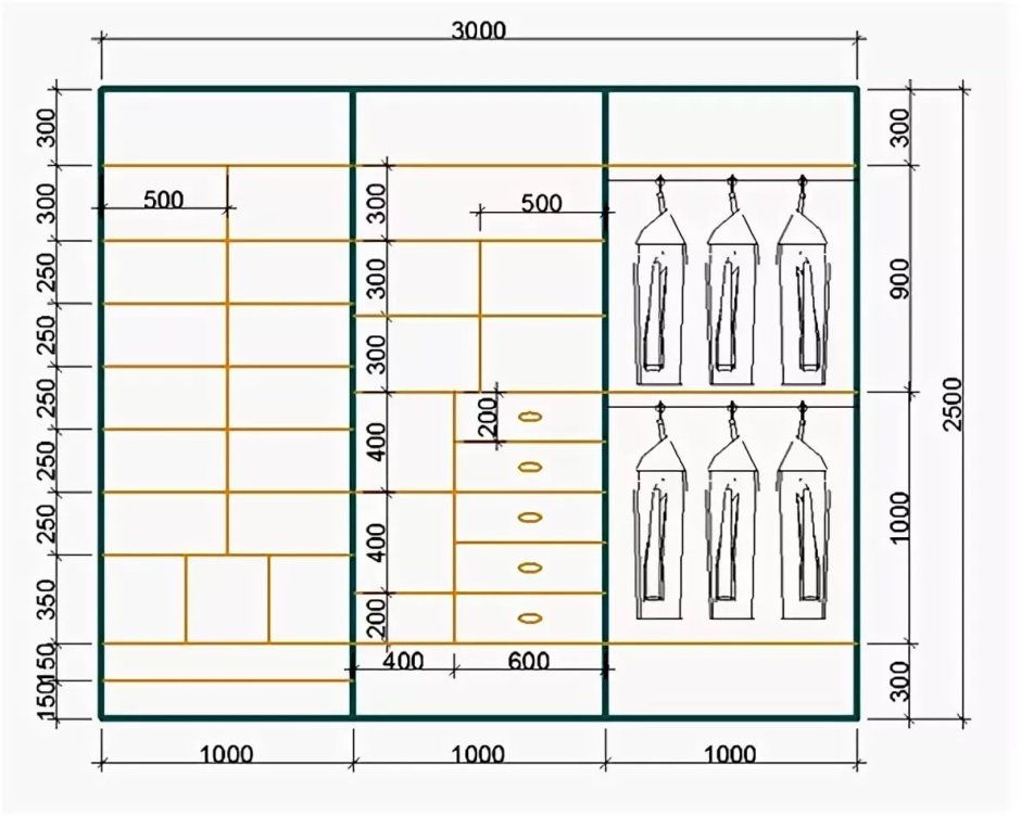 Шкаф для обуви Clio 333274