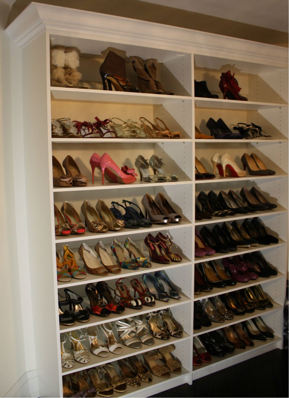 Высота полок для обуви