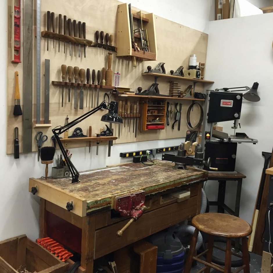 Блочный верстак woodworker