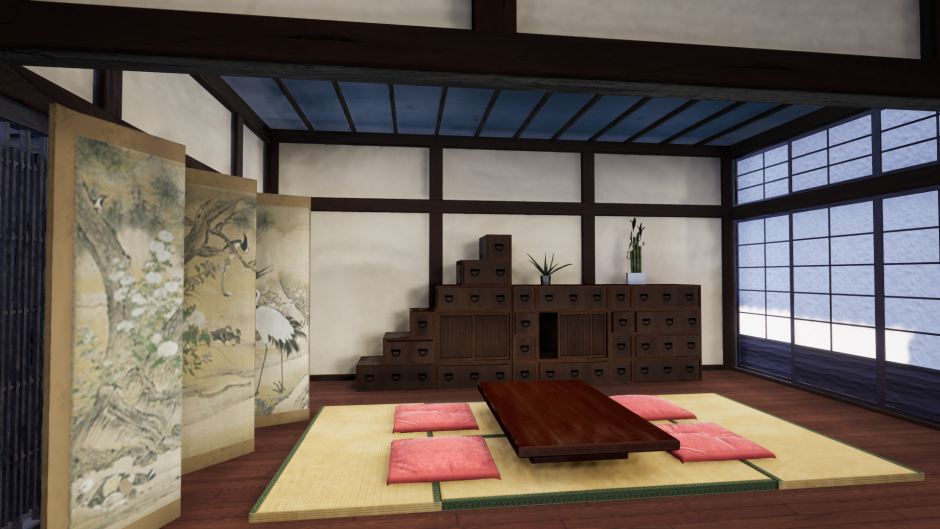 Японский дом в городе