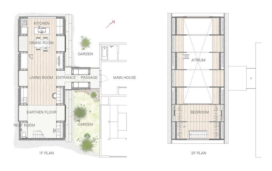 Современный японский дом планировка
