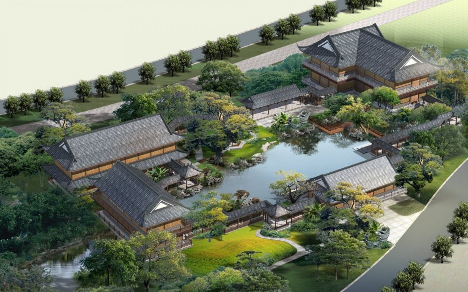 Китайская усадьба сыхэюань