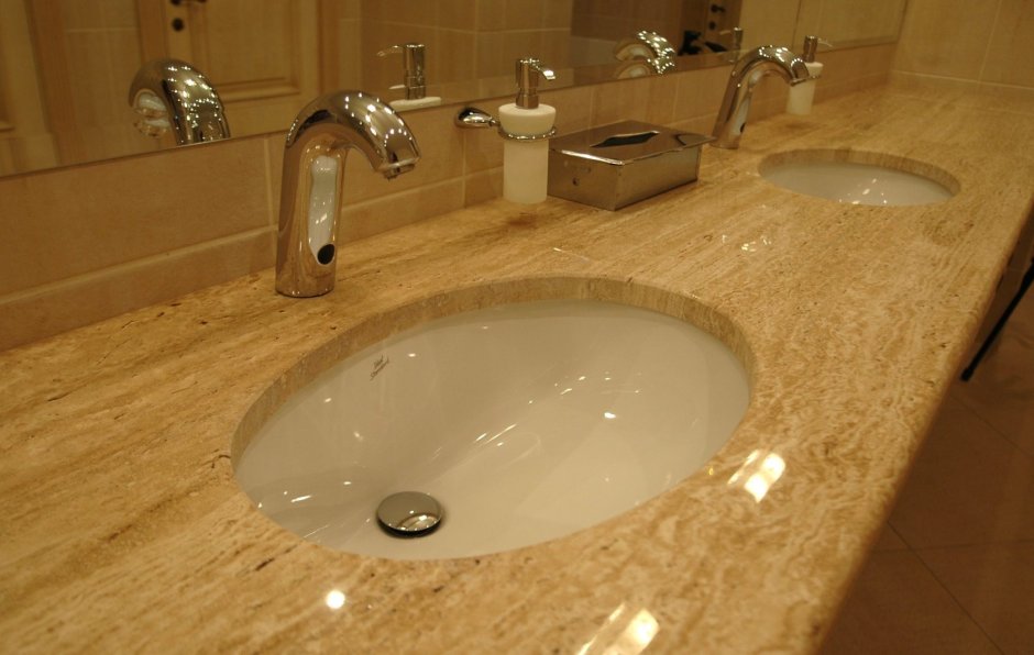 Раковина из натурального камня
