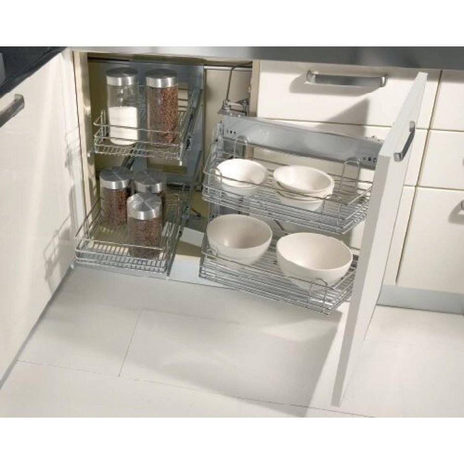 Выдвижной ящик для кастрюль и сковородок