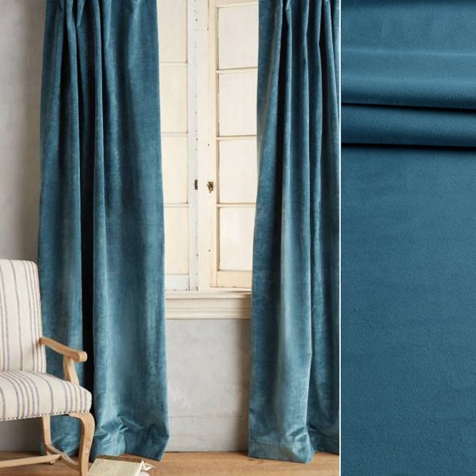 Шторы из бархата