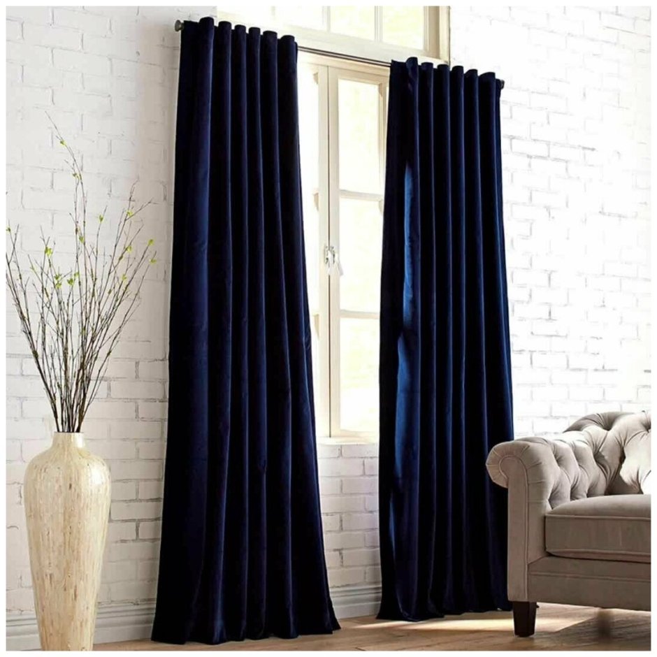 Шторы ультрамарин