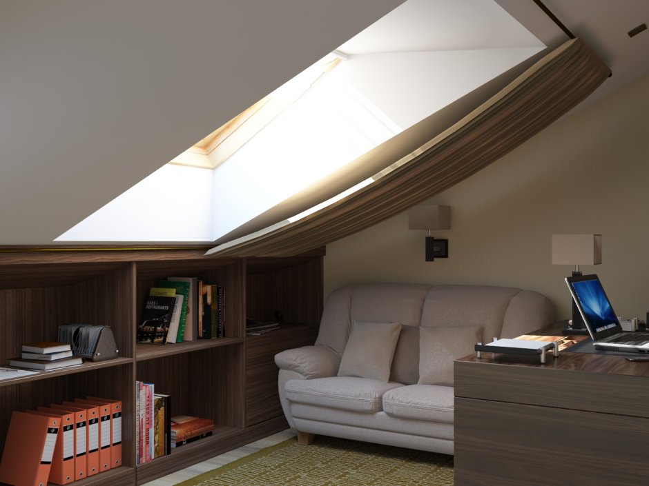 Кабинет на мансарде