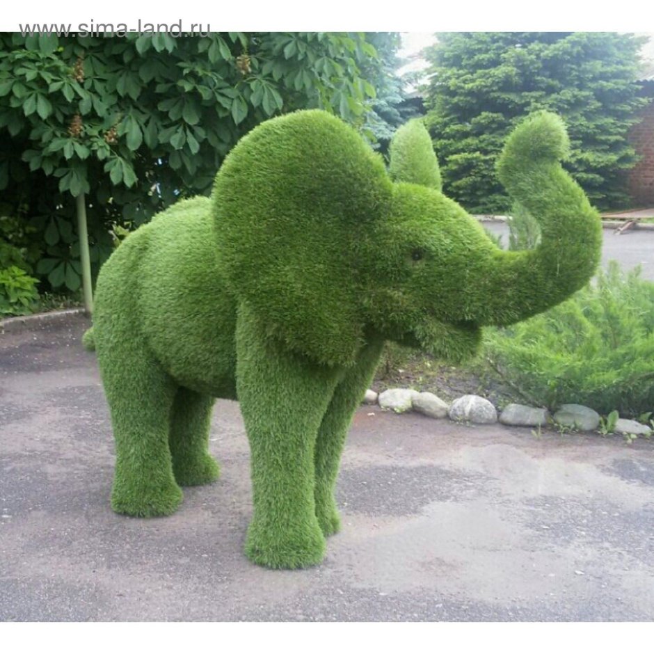 Топиарная фигура слон