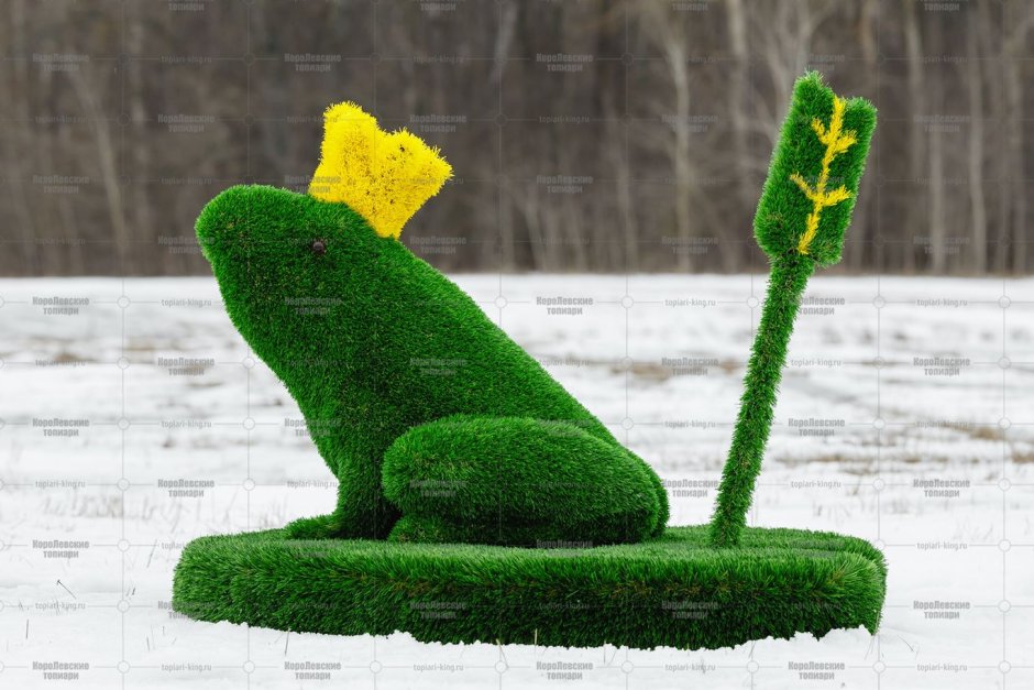 Скульптуры из растений