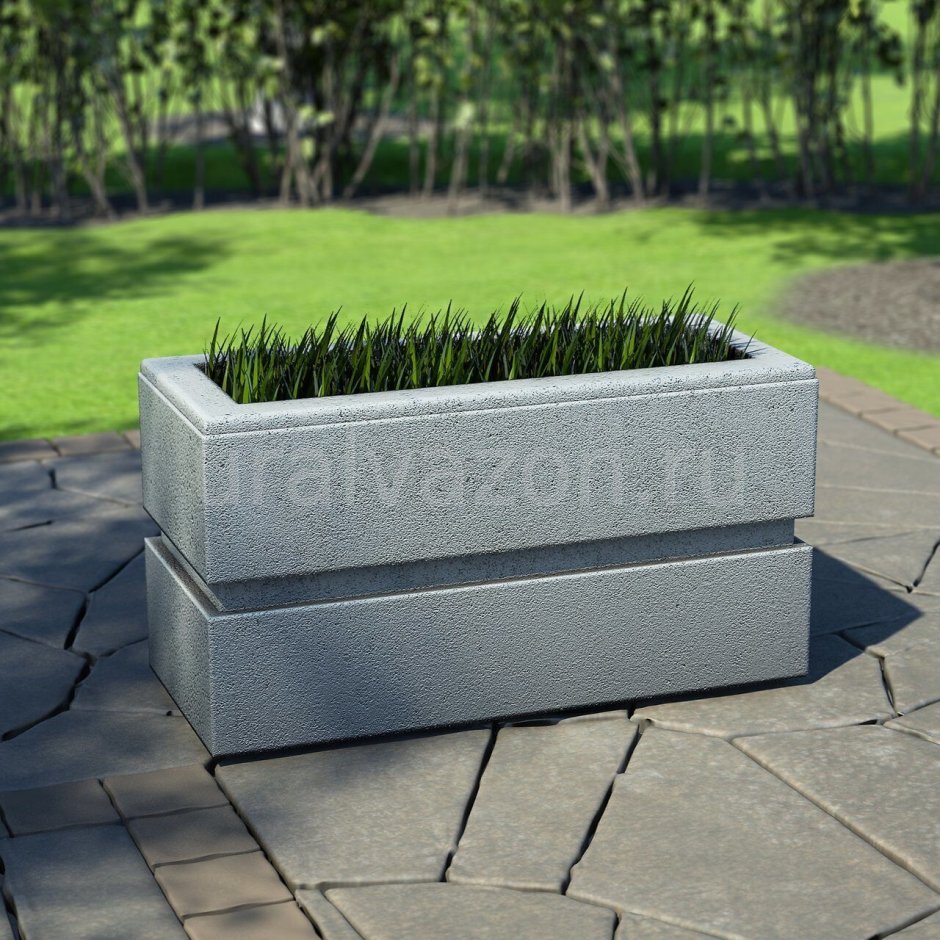 Цветочница бетонная 820х340х420