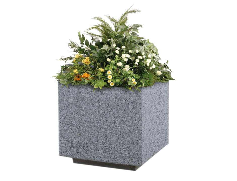 Вазон квадратный