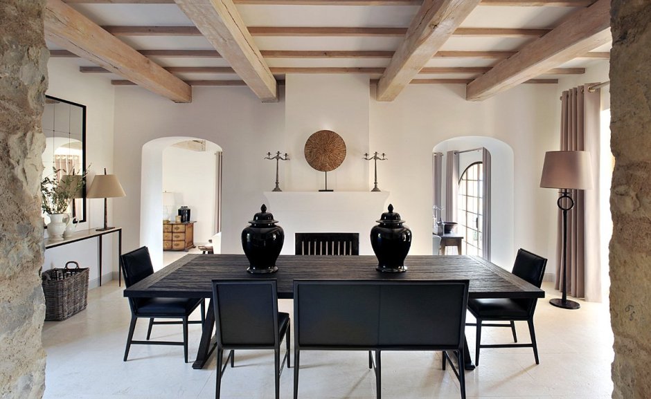 Декоративные балки в интерьере