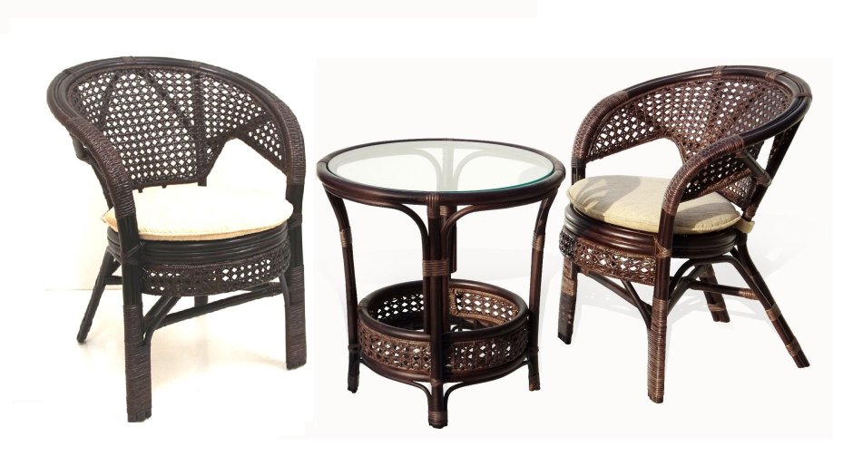 Комплект мебели ротанга Пеланги Браун