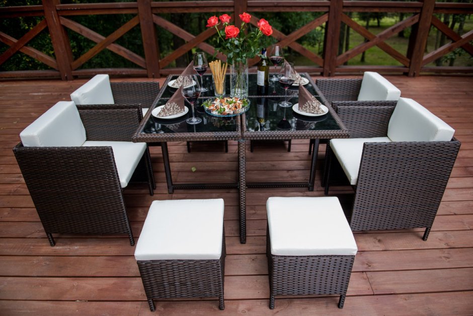 Ротанговый пуф икеа